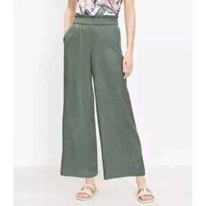 Loft Wide-Leg Linen Pants